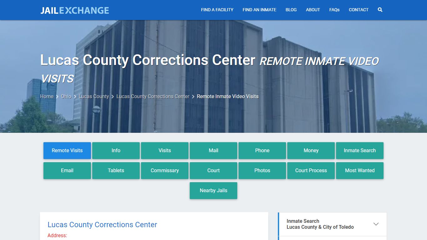 Video Visitation - Lucas County Corrections Center, OH - Jail Exchange